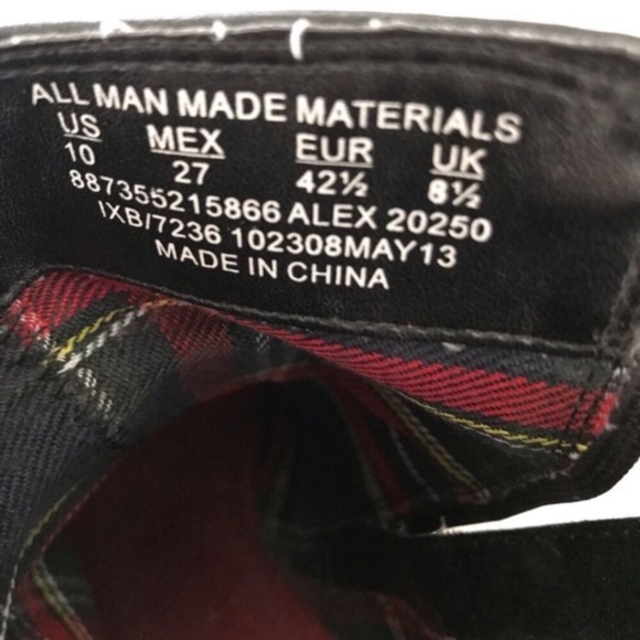 Bongo chunky ankle boots faux leather size 10 - Picture 7 of 7